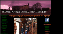 Desktop Screenshot of olympicpeninsulaparanormalsociety.com